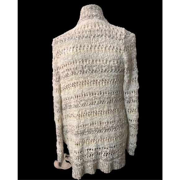 Anthropologie Knitted & Knotted Soubrette Marled Sequin Cardigan - Picture 10 of 12